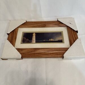 Lighthouse‎ Night Star Sailboat NEW Martin Wiscombe Wall Art Nautical Romantic